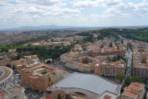 View from the top of St. Peter's Basilica
