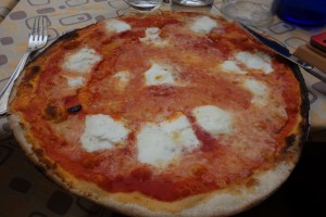 Birthday pizza in Rome