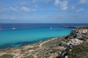 Turquoise water. Tràpani, western coast of Sicily