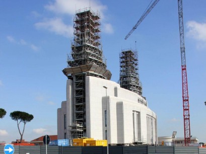 Rome Italy Temple under construction